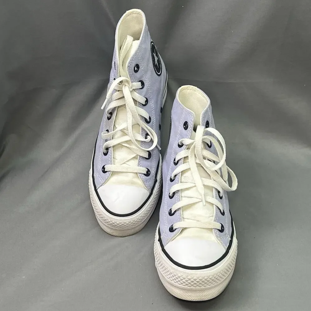 Converse Chuck Taylor Lift Women’s 8.5 Lavender Sunshine High Tops